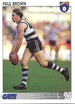 1993 Select AFL #97 Paul Brown Front
